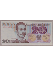 Польша 20 злотых 1982 UNC арт. 3034-00006